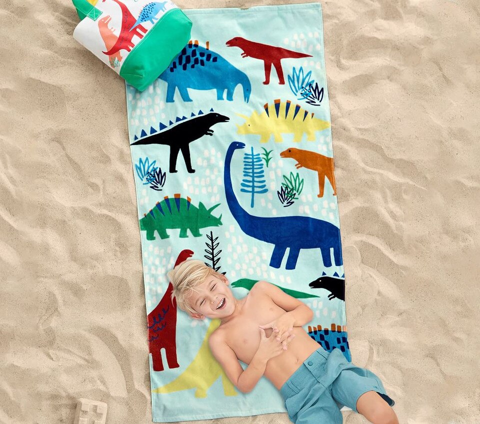 Dinosaur Kids Beach Towel Pottery Barn Kids Australia